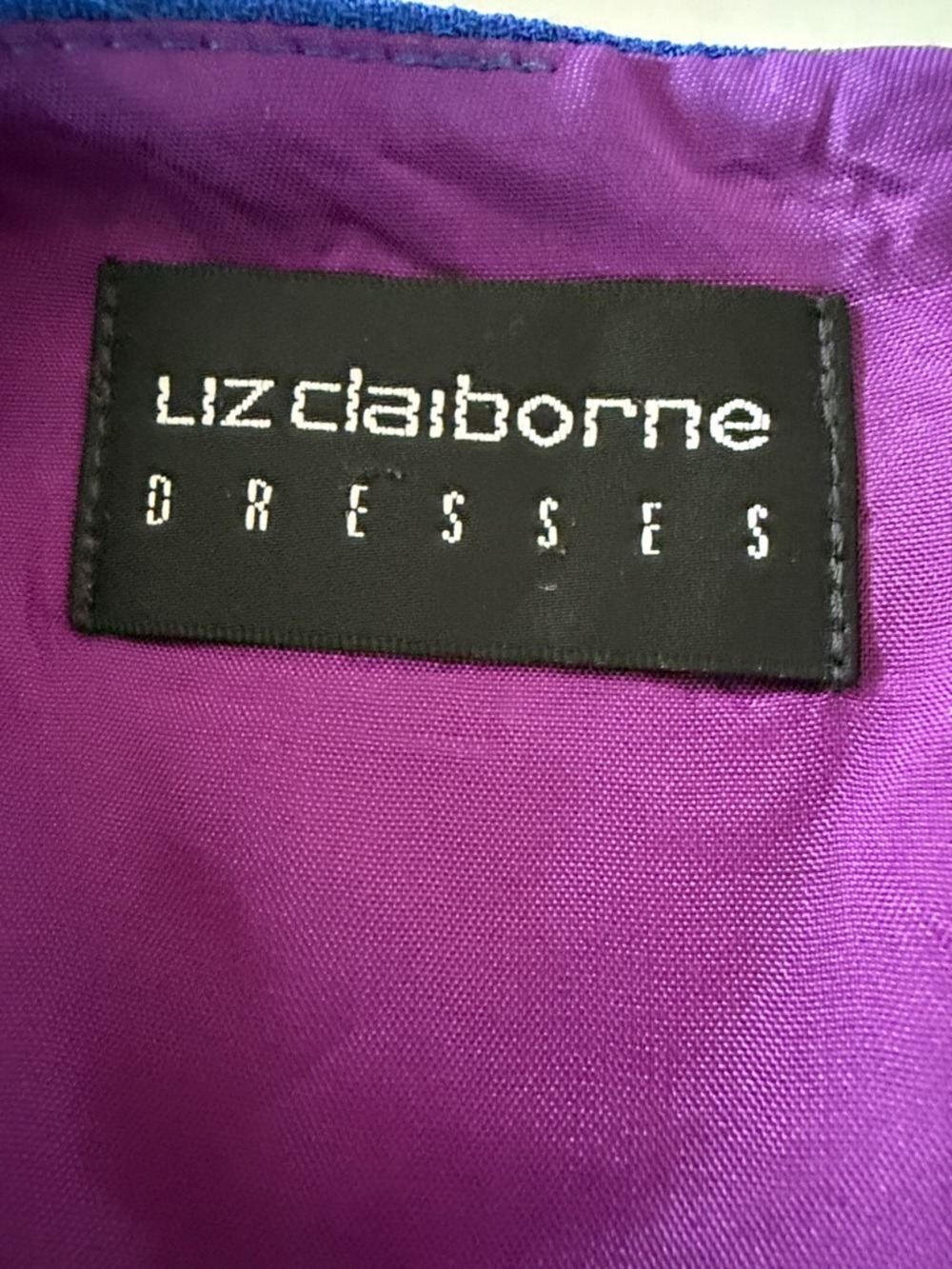 Liz Claiborne Cobalt Blue Sleeveless Cutout Shift Dress - Picture 2 of 8
